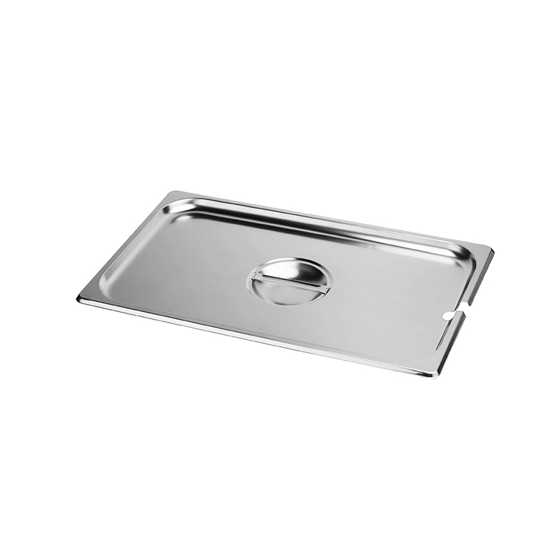 KitchenKnock GASTRONORME PAN - S/S - 1/3 - Notched Lid 401371 - Hospitality Connect