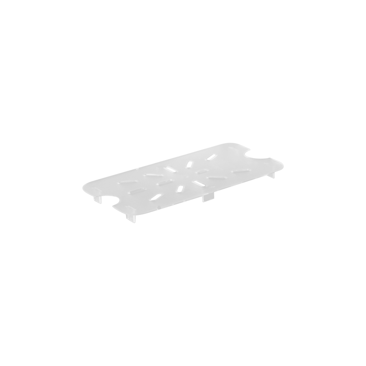 KH DRAIN SHELF GN 1/4 SIZE CLEAR PC