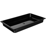 KH 1/1 X 65mm GN FOOD PAN BLACK PC