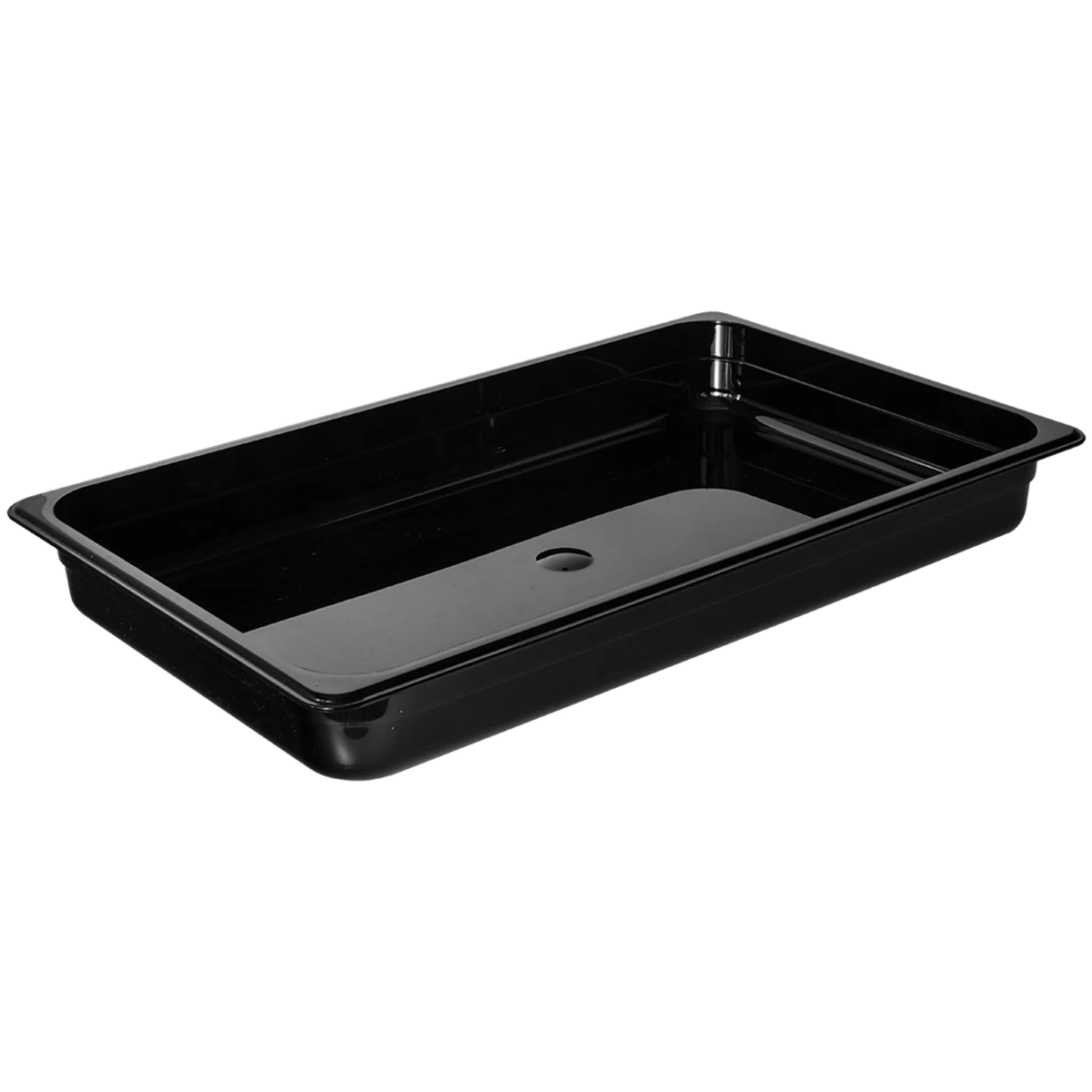 KH 1/1 X 100mm GN FOOD PAN BLACK PC
