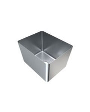 3Monkeez hand fabricated stainless steel bowls measuring 350x450x250mm, with 1-2mm thickness, designed for durability and quality.