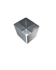 3Monkeez hand-fabricated 1.2mm 304 grade stainless steel bowls, 350x300x300mm, showcasing durable, polished design.