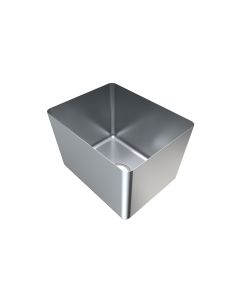 3Monkeez handcrafted 3Monkeez 1.2mm 304 grade stainless steel sink bowl, 350x450x300 mm, with smooth finish and durable construction.