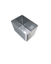 3Monkeez hand fabricated sink bowl in 304 grade stainless steel, 450x300x300mm, with a smooth, polished surface and durable construction.