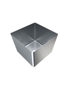 3Monkeez hand fabricated sink bowl made of 1.2mm 304 grade stainless steel, measuring 500x500x400 mm, with a polished finish.