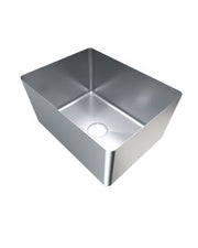 3Monkeez hand fabricated sink bowl in 304 grade stainless steel, measuring 600x450x300mm, with a polished, durable finish.