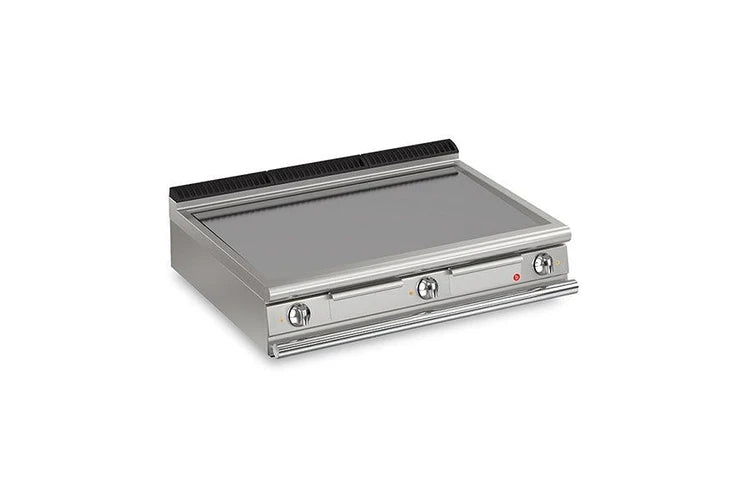 Baron 3 Burner Electric Fry Top With 2/3 Smooth 1/3 Ribbed Mild Steel Plate And Thermostat Control - Hospitality Connect