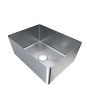 3Monkeez 1.5mm 304 grade hand-fabricated gastronorm bowl with 90mm outlets, measuring 600x450x250 mm for commercial kitchen use.