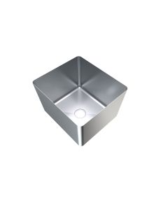 3Monkeez 1.5mm 304 grade hand-fabricated gastronorm bowl with 90mm outlets, 450x400x300mm size, stainless steel construction