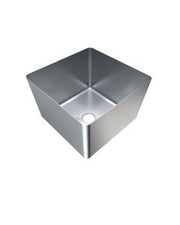3Monkeez 1.5mm 304 grade hand-fabricated sink bowl with 90mm outlets, 450x450x300mm size, in stainless steel for professional kitchens