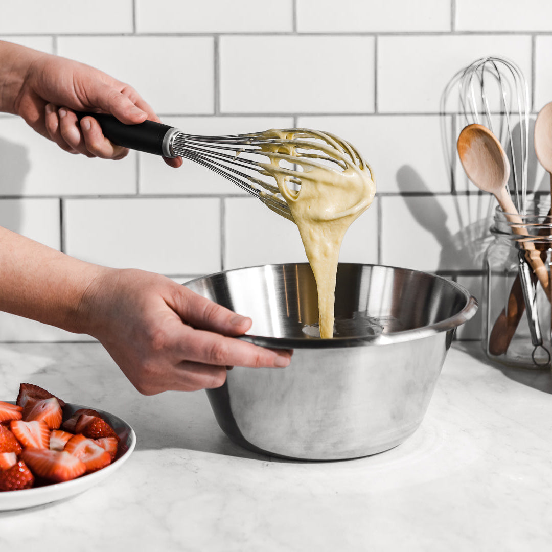 DEBUYER UNIVERSAL WHISK S/S w/PP HDL 450mm - Hospitality Connect