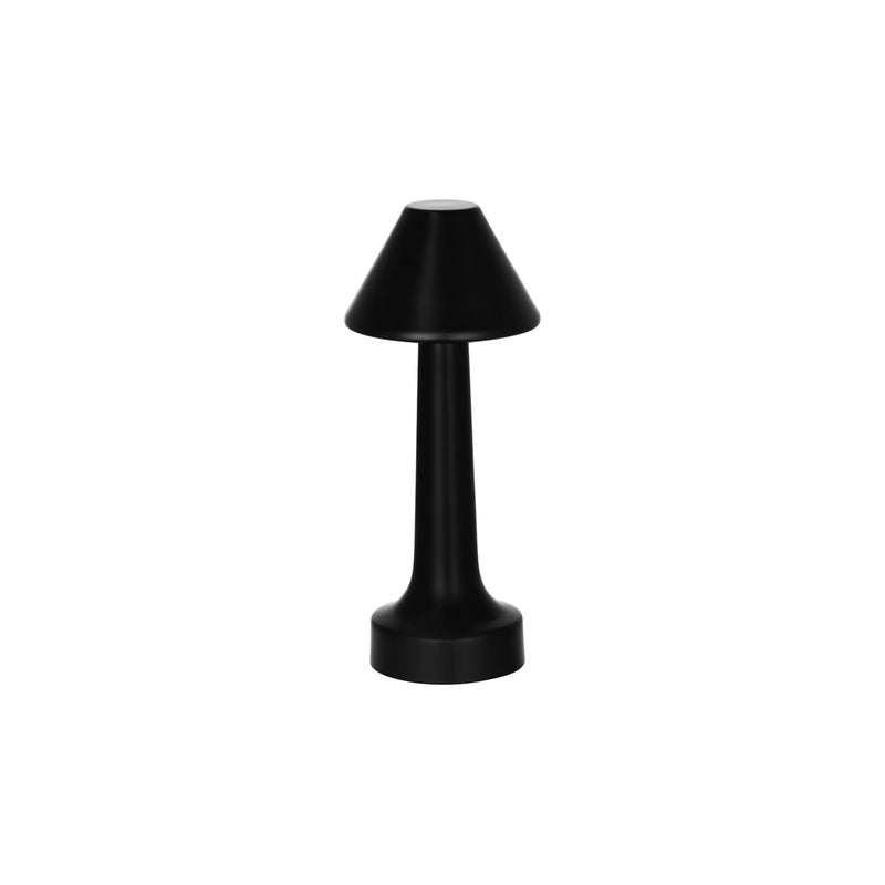TABLEKRAFT HELENA CORDLESS TABLE LAMP LED 97x220mm BLACK