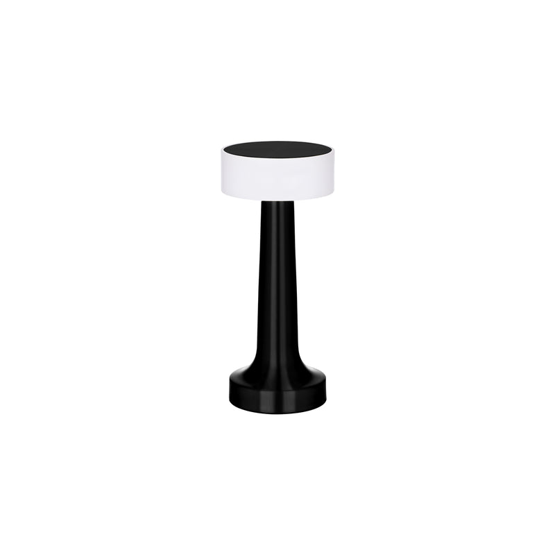TABLEKRAFT AURA CORDLESS TABLE LAMP LED 90x205mm BLACK