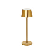 TABLEKRAFT AMELIA CORDLESS TABLE LAMP LED 110x350mm BRASS