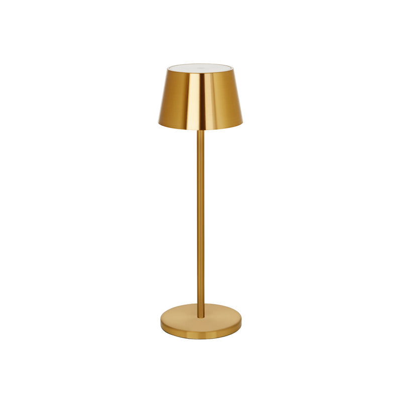 TABLEKRAFT AMELIA CORDLESS TABLE LAMP LED 110x350mm BRASS