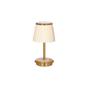 TABLEKRAFT ADELAIDE CORDLESS TABLE LAMP LED 135x260mm BRASS