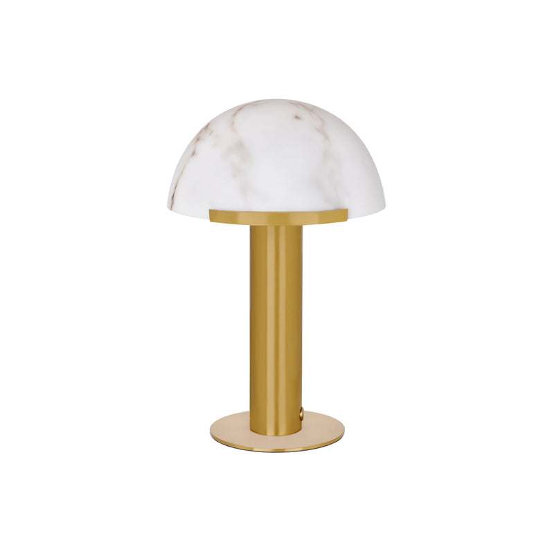 TABLEKRAFT PHOEBE CORDLESS TABLE LAMP LED 300x420mm BRASS