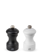 PEUGEOT  Duo Pepper & Salt Mill  Black/ White Mat - 10cm - Hospitality Connect