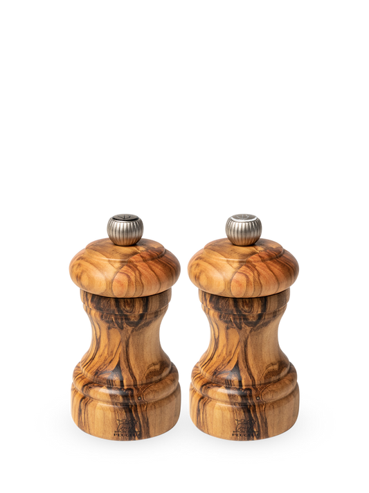 PEUGEOT  Duo Pepper & Salt Mill  Olive Wood - 10cm