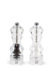 PEUGEOT Duo Pepper & Salt Mill  Transparent - 18cm - Hospitality Connect