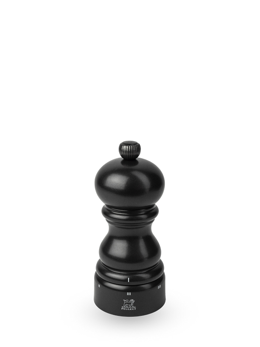 PEUGEOT Pepper Mill Satin Black Beechwood - 12cm - Hospitality Connect