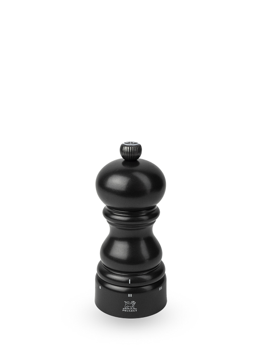 PEUGEOT Salt Mill Zirlion Satin Black Beechwood - 12cm - Hospitality Connect