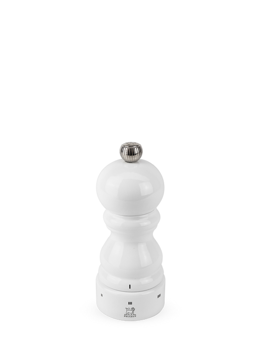 PEUGEOT Pepper Mill Lacquered White Beechwood - 12cm - Hospitality Connect