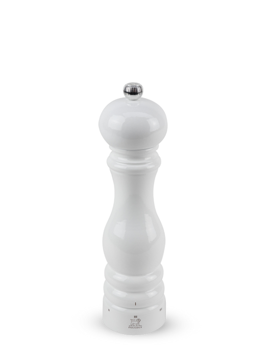 PEUGEOT Salt Mill Lacquered White Beechwood - 22cm - Hospitality Connect