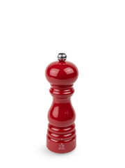 PEUGEOT Pepper Mill Lacquered Red Passion Beechwood - 18cm - Hospitality Connect