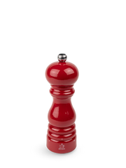 PEUGEOT Salt Mill Lacquered Red Passion Beechwood - 18cm - Hospitality Connect