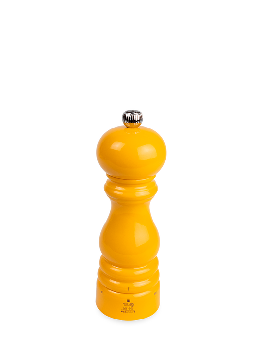 PEUGEOT Pepper Mill Yellow Saffron Beechwood - 18cm - Hospitality Connect