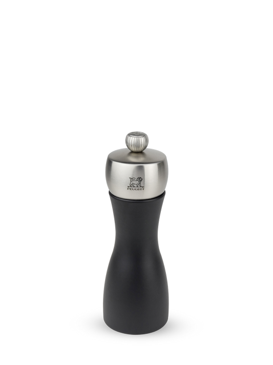 PEUGEOT Salt Mill Black Mat/Stainless Steel - 15cm - Hospitality Connect