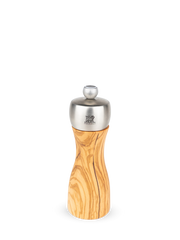 PEUGEOT Salt Mill Olive Wood/Stainless Steel - 15cm - Hospitality Connect