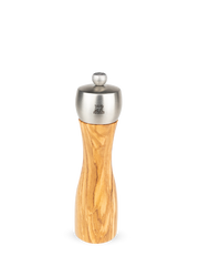 PEUGEOT Pepper Mill Olive Wood/Stainless Steel - 20cm - Hospitality Connect