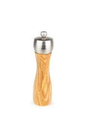 PEUGEOT Salt Mill Olive Wood/Stainless Steel - 20cm - Hospitality Connect