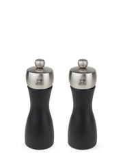 PEUGEOT Duo Pepper & Salt Mill  Black Mat/Stainless Stell - 15cm - Hospitality Connect
