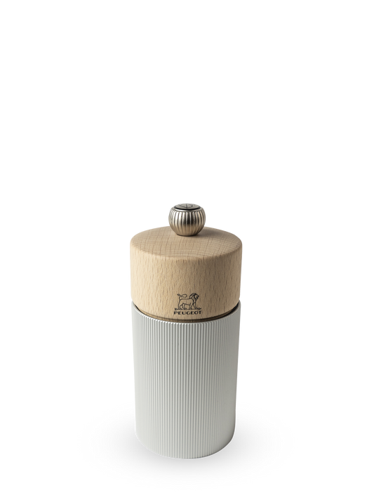 PEUGEOT Pepper Mill Beechwood/Natural Aluminium - 12cm - Hospitality Connect