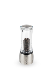 PEUGEOT Pepper Mill Acrylic Transparent/Stainless Steel - 16cm - Hospitality Connect