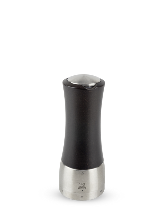 PEUGEOT Pepper Mill Chocolate Beechwood/Stainless Steel - 16cm - Hospitality Connect