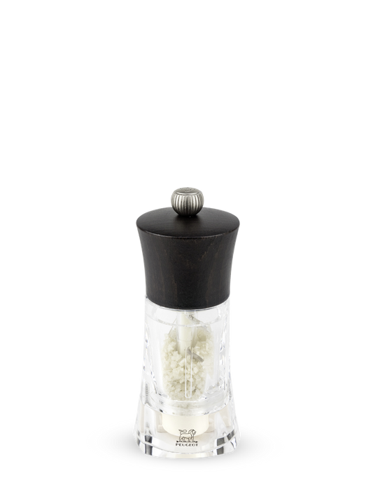 PEUGEOT Salt Mill Zirlion Chocolate Beechwood/Acrylic - 14cm - Hospitality Connect