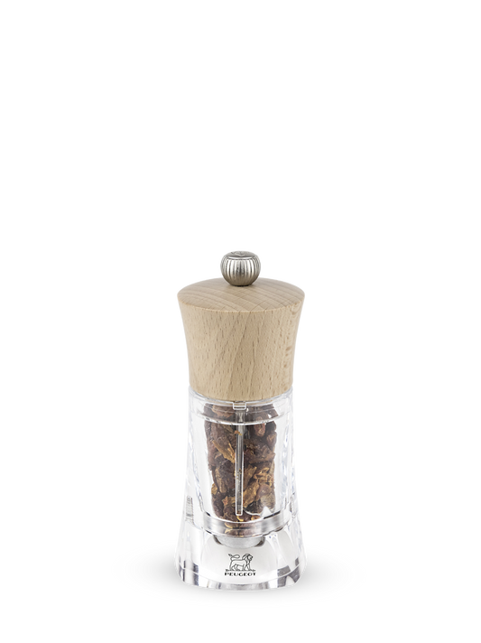 PEUGEOT Chilli Mill Natural Beechwood/Acrylic - 14cm - Hospitality Connect