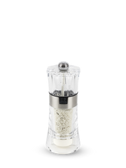 PEUGEOT Salt Mill Zirlion Transparent/Stainless Steel - 14cm - Hospitality Connect
