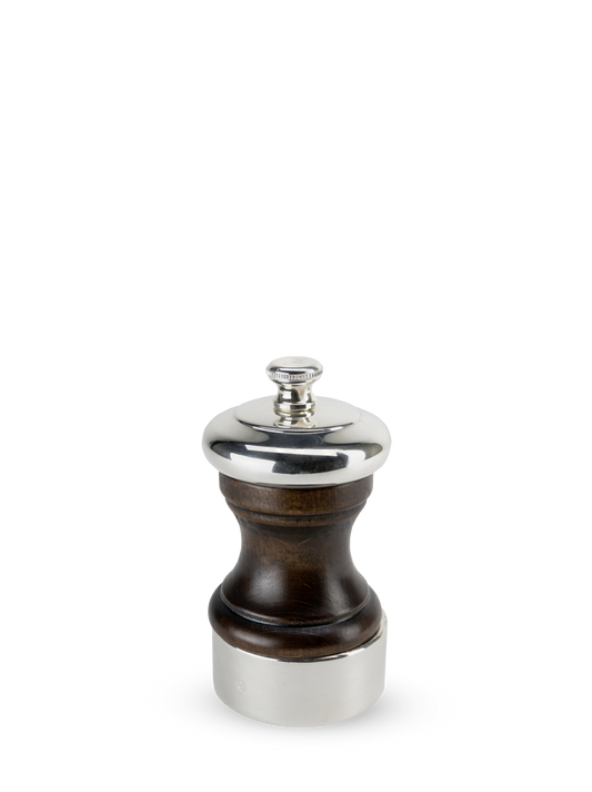 PEUGEOT Salt Mill Silverplate & Polished Wood - 10cm - Hospitality Connect