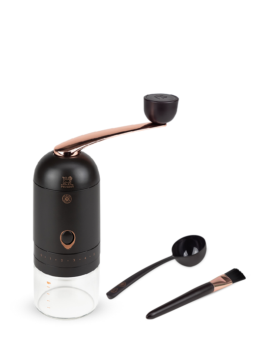 PEUGEOT Coffee Mill Borosilicate / ABS - 20cm - Hospitality Connect