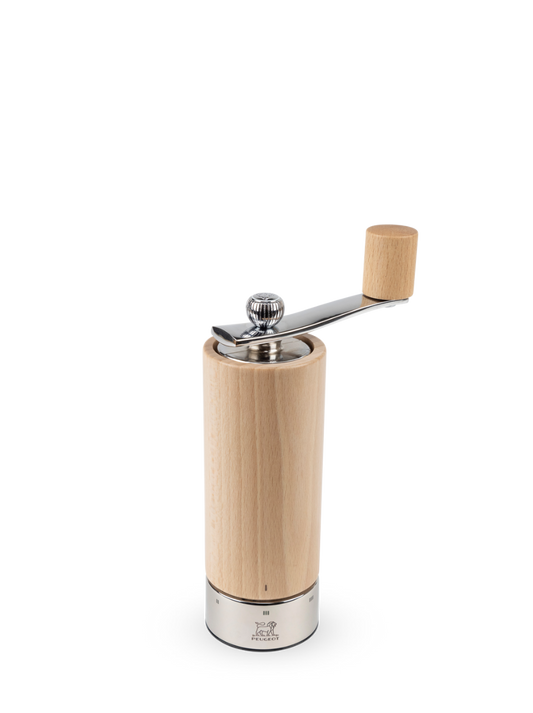 PEUGEOT  Salt Mill W/Handle Beechwood Natural - 18cm - Hospitality Connect