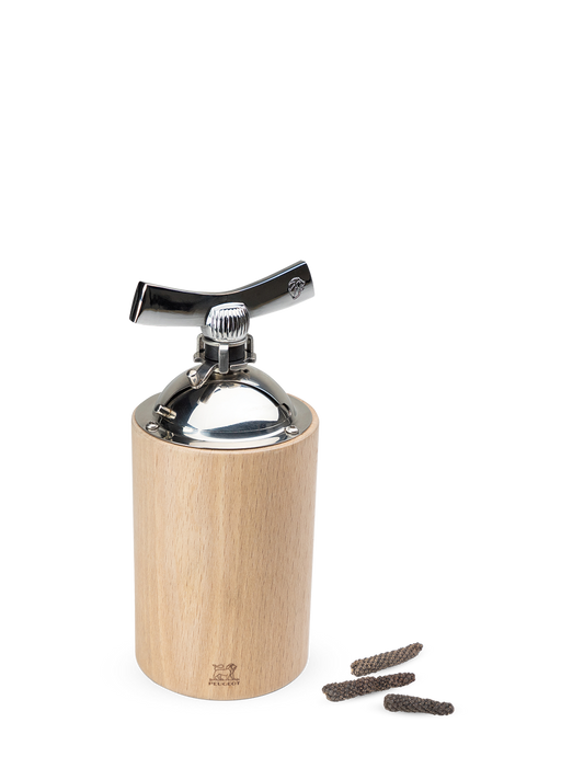 PEUGEOT  Multi Spice Mill Beechwood Natural/Stainless Steel - 16cm - Hospitality Connect