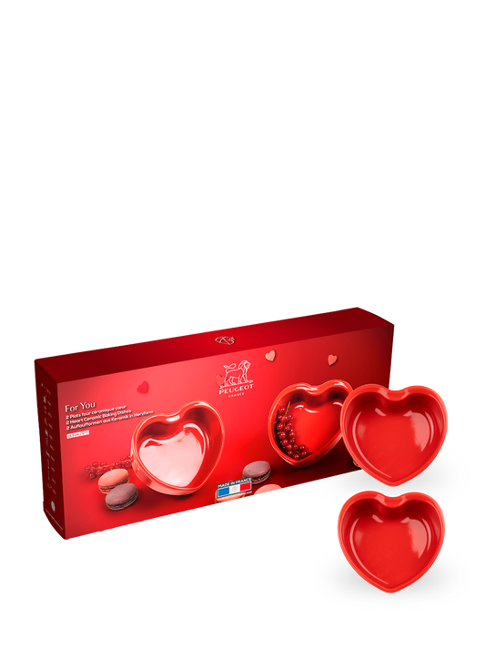 PEUGEOT Heart Ramekins Duo Red | Hospitality Connect