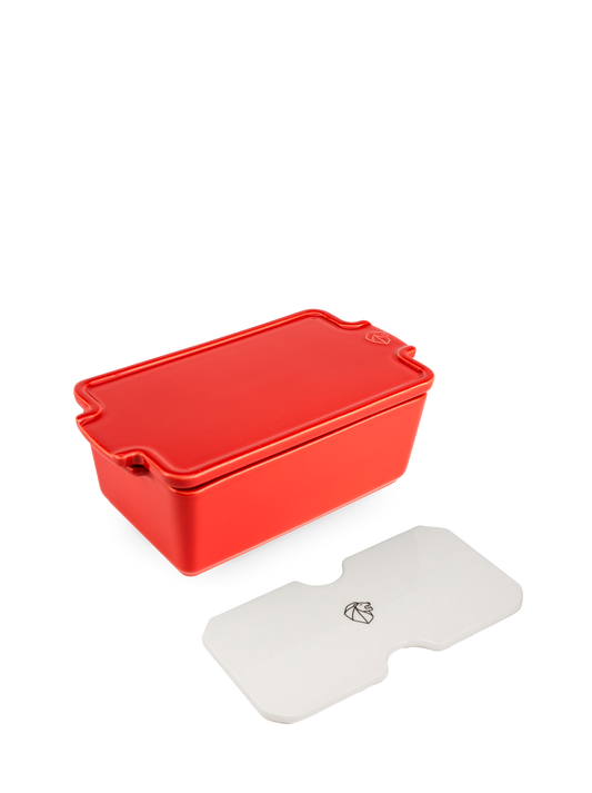 PEUGEOT Terrine Dish With Ecru Press Red - 20cm - Hospitality Connect