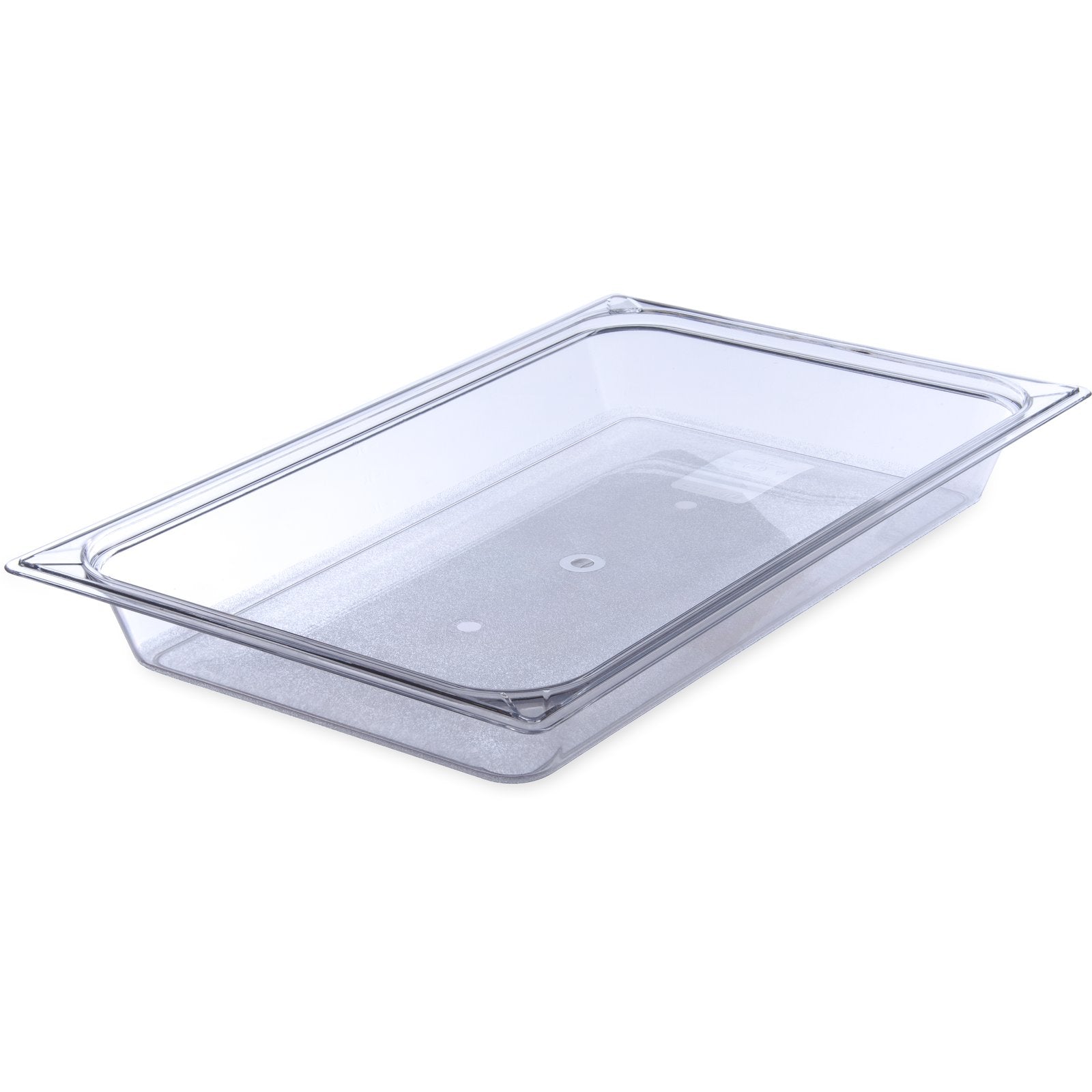 10202B07 Carlisle Clear Polycarbonate Food Pan 24.1L Capacity 324mm x 537mm x 150mm - Pack of 6 - Pack Price - Hospitality Connect