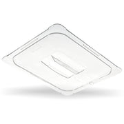 10210U07 Carlisle StorPlus Clear Polycarbonate 1/1 Handled Lid, Unnotched 327mm x 527mm x 22mm - Hospitality Connect